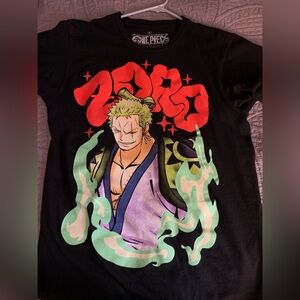 Hot Topic Black Zoro Graphic Tee